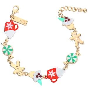 GINGERBREAD MAN CHARM BRACELET